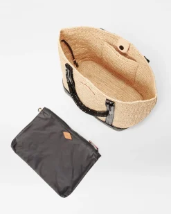 Medium Raffia Tote|MZ Wallace Best