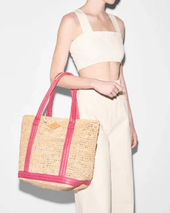 Medium Raffia Tote|MZ Wallace New