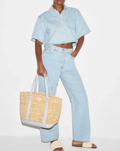 Medium Raffia Tote|MZ Wallace Fashion