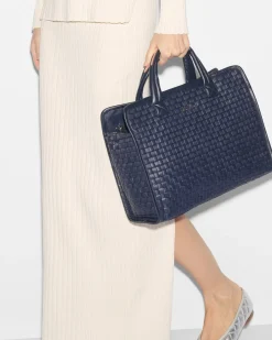 Medium Woven Box Tote|MZ Wallace Clearance