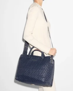 Medium Woven Box Tote|MZ Wallace Clearance