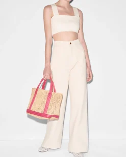 Small Raffia Tote|MZ Wallace Sale
