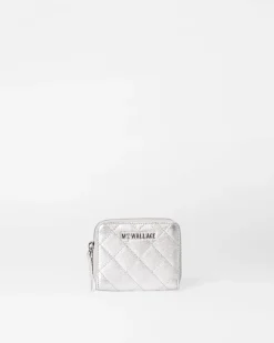 Small Zip Round Wallet|MZ Wallace New
