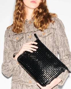 Woven Metro Clutch|MZ Wallace Clearance